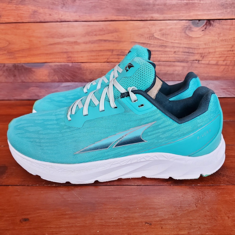 Altra Turquoise and White Athletic Shoes